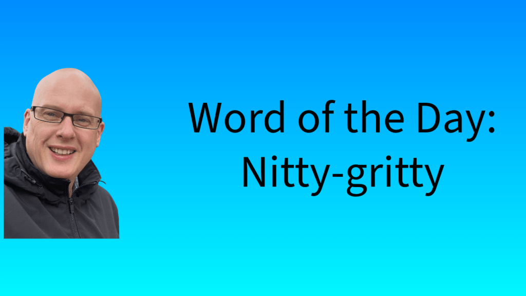 Word of the Day: Nitty-gritty