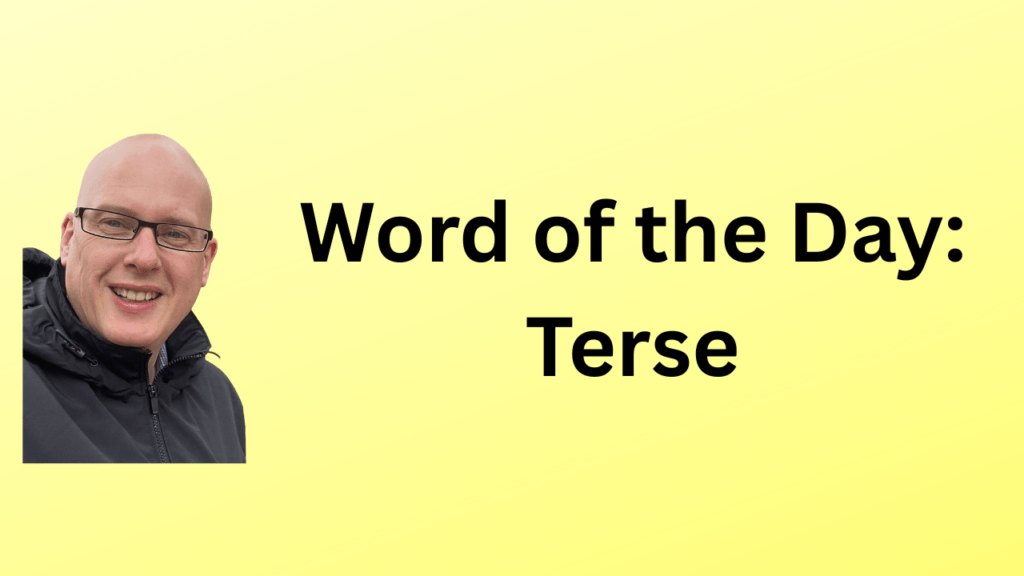 Word of the Day: Terse