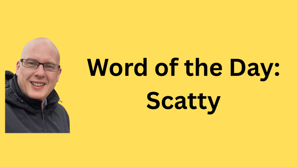 word of the day: scatty